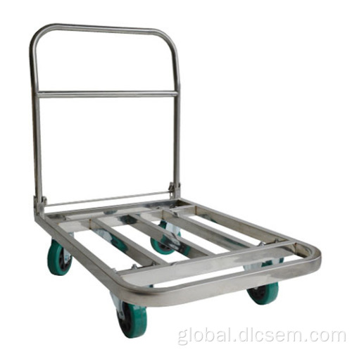 4 Wheel Hand Trolley Robust Heavy Duty Platform Trolley Manufactory